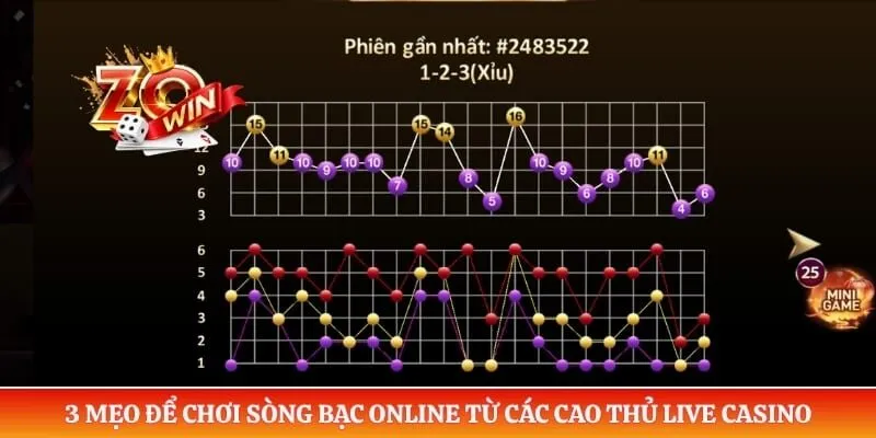 3 mẹo để chơi sòng bạc online từ các cao thủ live casino