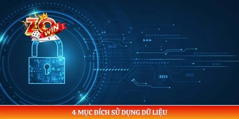 4 mục đích sử dụng dữ liệu 