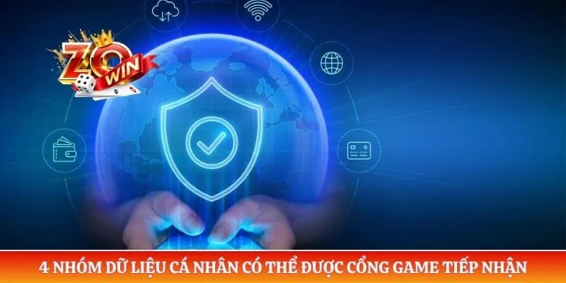 4 nhóm dữ liệu cá nhân có thể được cổng game tiếp nhận