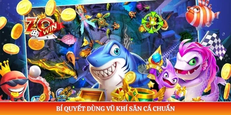 Bí quyết dùng vũ khí săn cá chuẩn