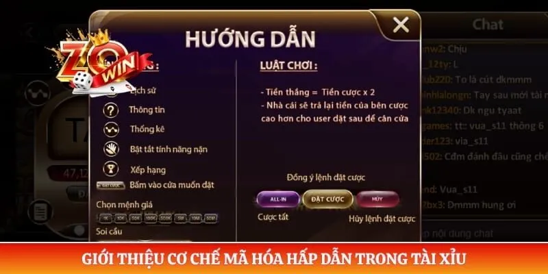 Giới thiệu cơ chế mã hóa hấp dẫn trong tài xỉu