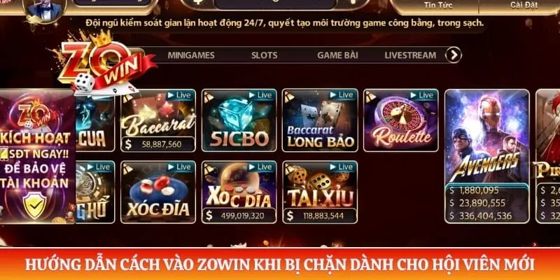 Hướng Dẫn Cách Vào ZOWIN Khi Bị Chặn Dành Cho Hội Viên Mới 1 Hướng Dẫn Cách Vào ZOWIN Khi Bị Chặn Dành Cho Hội Viên Mới