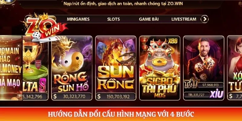 Hướng dẫn đổi cấu hình mạng với 4 bước 