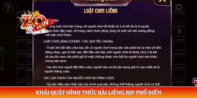 Khái quát hình thức bài liêng bịp phổ biến