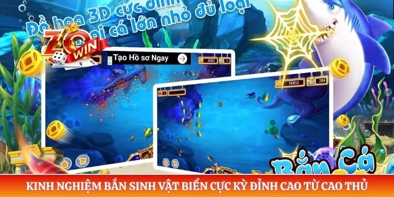 Kinh nghiệm bắn sinh vật biển cực kỳ đỉnh cao từ cao thủ
