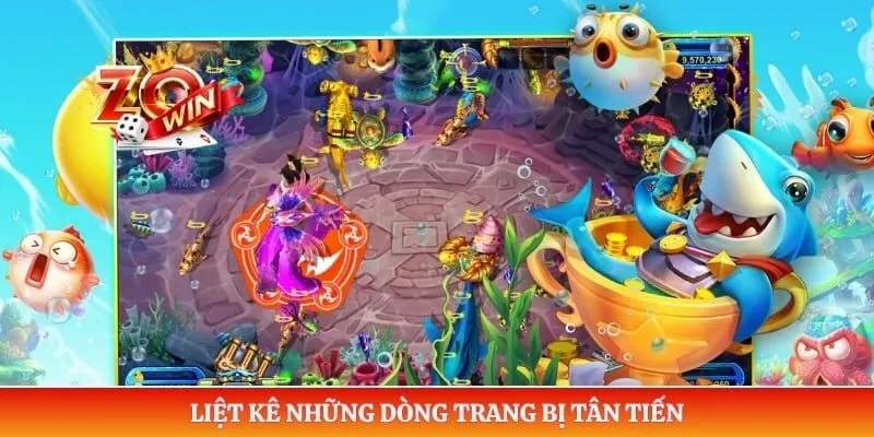 Liệt kê những dòng trang bị tân tiến